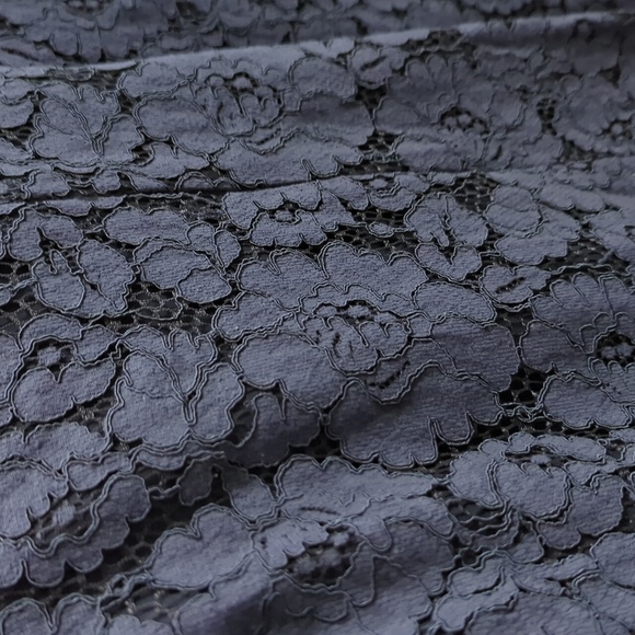 Like New Charles Henry Blue Lace Ruffle Arms Dress - Picture 8 of 9